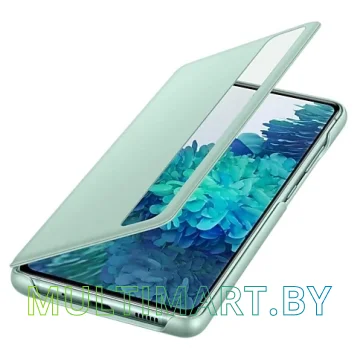Чехол Samsung Smart Clear View Cover для Galaxy S20 FE (мятный) картинка 4